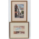 Rog Pettitt XX, Watercolour, ' Marbella ', &, Derek Buckingham XX, Watercolour,