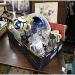 A large quantity of assorted miscellaneous items to include crystal, glassware, ceramics, pewter,