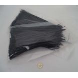 400 Black plastic cable ties 250mm x 3.