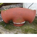 A terracotta chimney top CONDITION: Please Note - we do not make reference to the