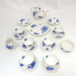 A 22 piece Royal Albert 'Connoisseur' tea service comprising 6 teacups and saucers, a teapot,