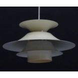 Vintage Retro : A Danish designed Rise and Fall Pendant light / Lamp in the P H Style ,