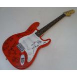 Musical Instruments : A 'Johnny Brook' Stratocaster clone guitar,