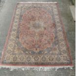 Rug / Carpet : An Indian Kaimuri carpet with buff ,