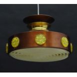 Vintage Retro : A Danish designed Pendant light / Lamp in the Coronell Style ,