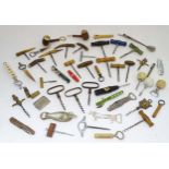 A box containing a large quantity bar keepers tools to include: cork screws ,