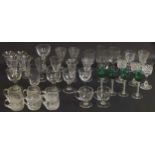 Glass - Assorted drinking glasses,