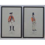 Militaria : After P H Smitherman ( 1910-1982 ) A pair of polychrome prints depicting British