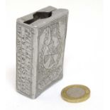 Militaria : WWI Trenchart : A matchbox holder ,