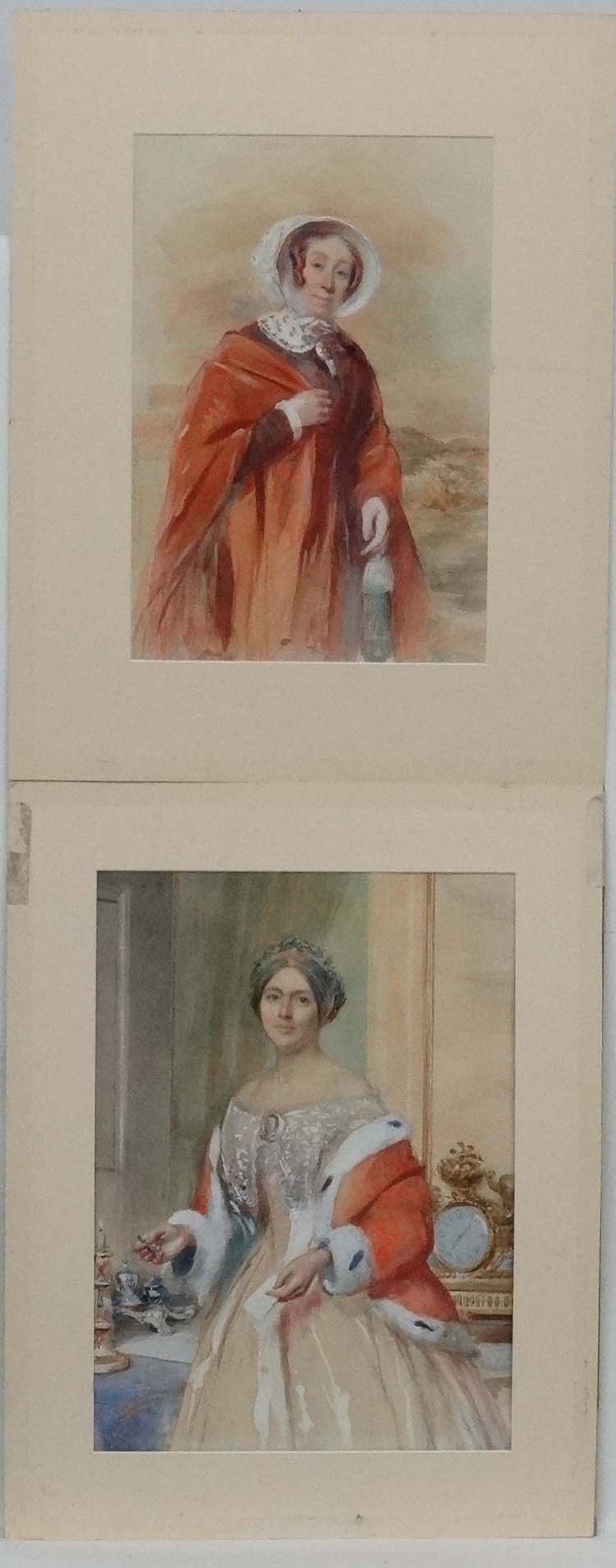 F.K. Cruikshank XIX-XX, Pair Watercolour and Gouache (2), ' Mrs Jack once Mrs. - Image 4 of 5