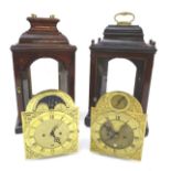 Eardley (Yerdlay ) Norton ( Notron ) (1728- 1792) : Two 18th C Verge Movement Bracket clocks - a