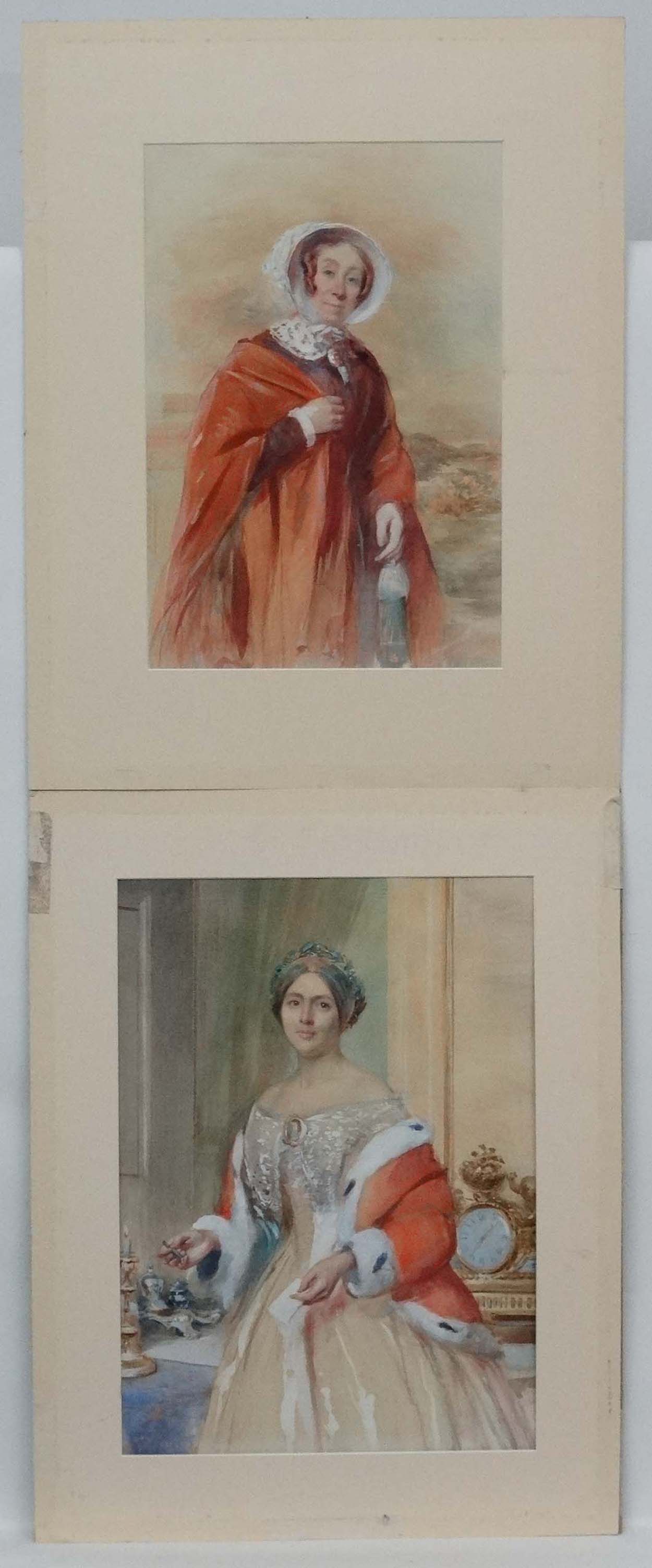 F.K. Cruikshank XIX-XX, Pair Watercolour and Gouache (2), ' Mrs Jack once Mrs.