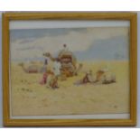 Initialled, Continental School, Watercolour, Orientalist School,