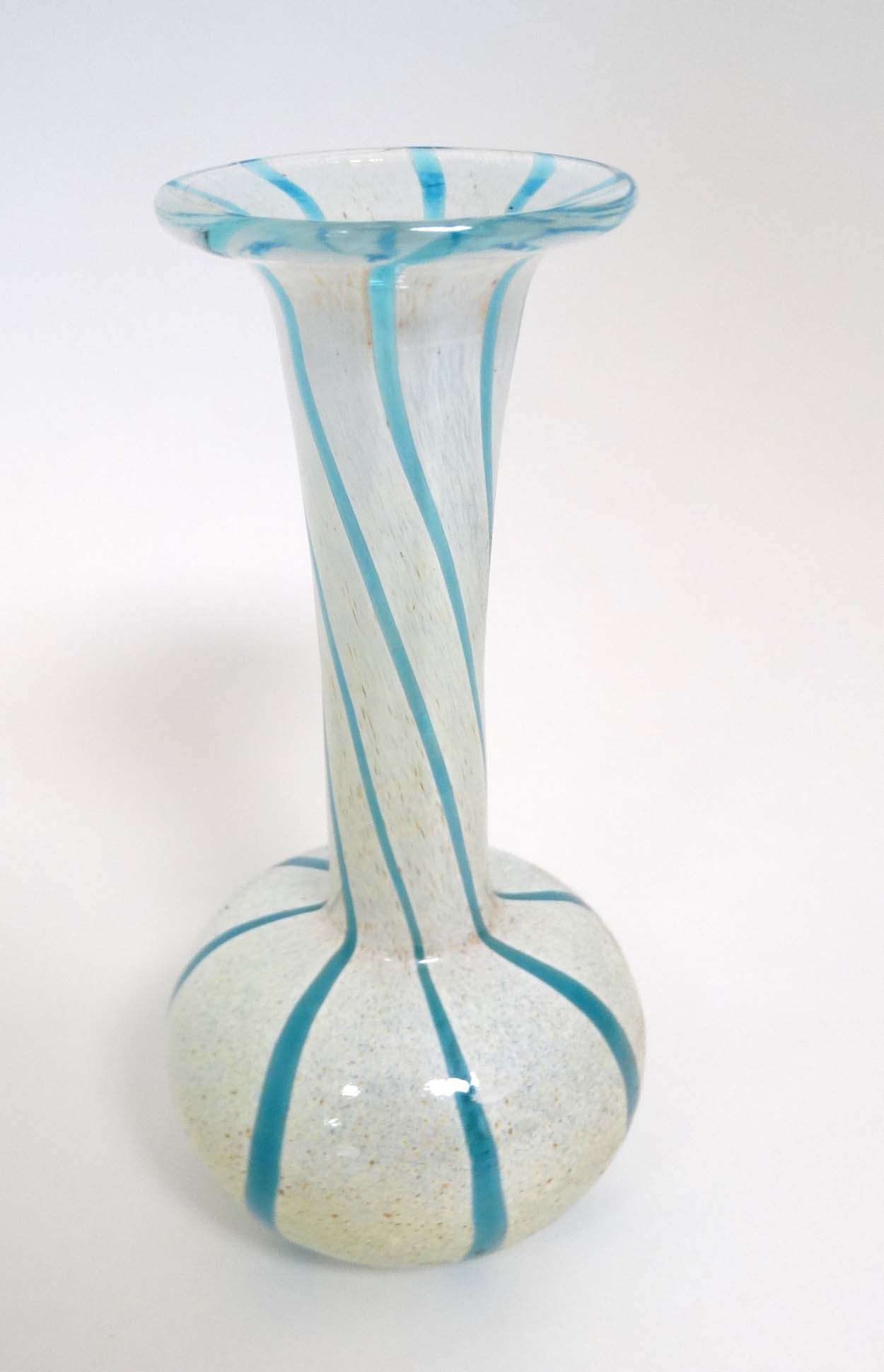 Glass : Mdina vase ,