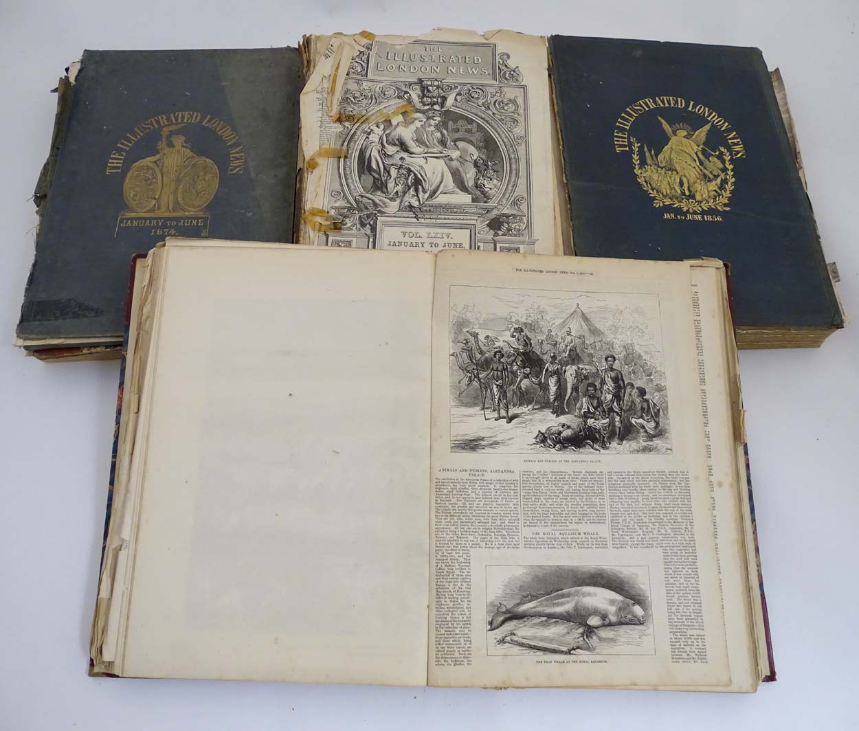 The Illustrated London News: 5 volumes of The Illustrated London News comprising: Volume I: May - Image 2 of 8