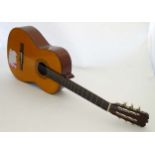 Musical Instruments : A Hohner ' Vanguard G-021 ' classical guitar ,