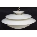Vintage Retro : A Danish designed Rise and Fall Pendant light / Lamp in the P H Style ,