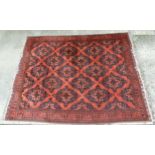 Rug Carpet : a large hand made Persian Carpet , circa 1970 ,