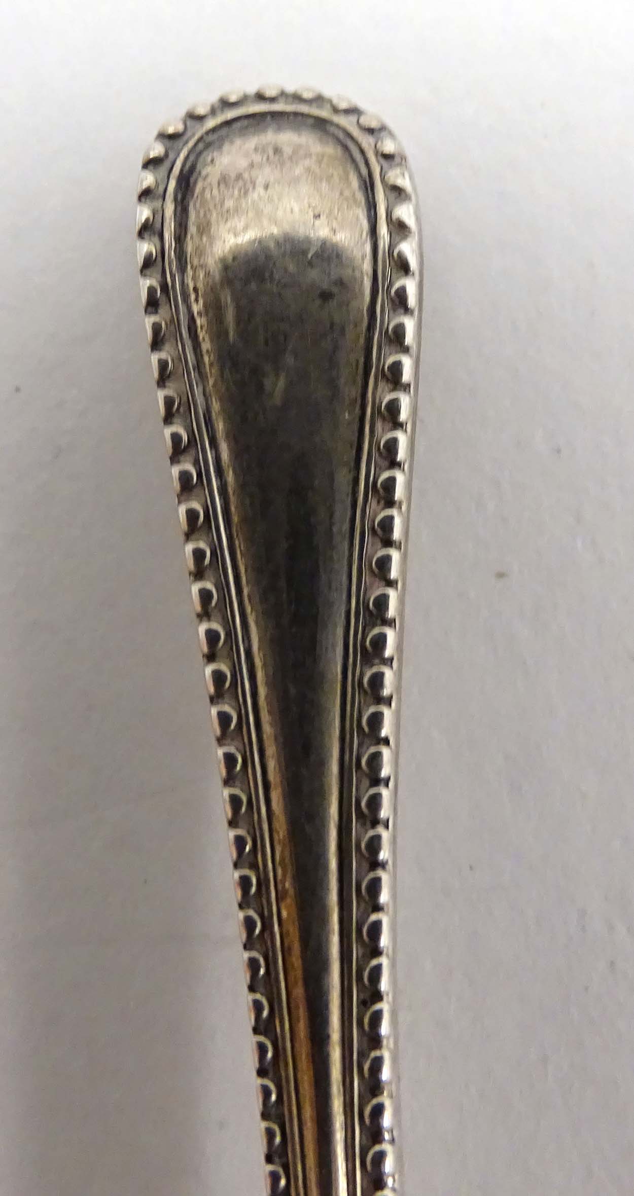 Three silver caddy spoons one hallmarked London 1893 maker Robert Stebbings with shell formed bowl, - Image 7 of 17