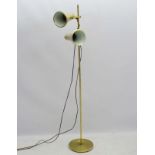 Vintage Retro : A Danish designed double Standard lamp / pointable lamps ,