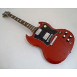 Musical Instruments: A cased Gibson USA 'SG Standard' solid body electric guitar,