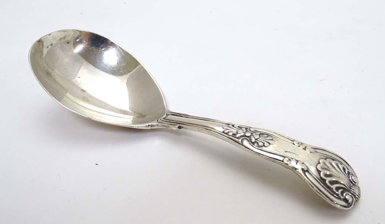 Three silver caddy spoons one hallmarked London 1893 maker Robert Stebbings with shell formed bowl, - Image 13 of 17