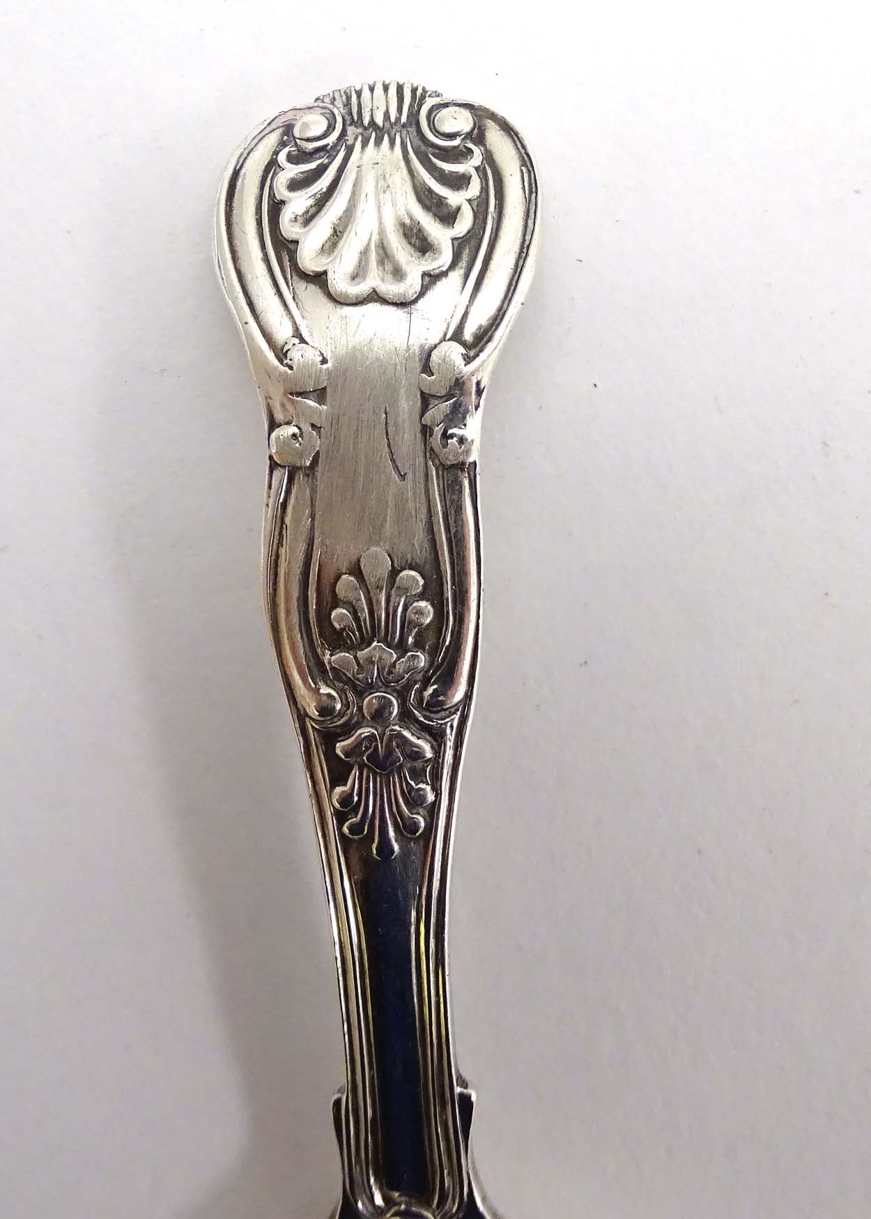 Three silver caddy spoons one hallmarked London 1893 maker Robert Stebbings with shell formed bowl, - Image 15 of 17