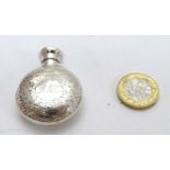 A silver scent bottle hallmarked Chester 1891 maker G Watts & Co.