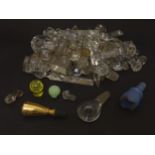 Glass : a large quantity of assorted Decanter stoppers ,