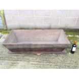 Salvage , Garden and Architectural: a 19thc wooden planter , formerly an elm Dough bin,