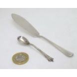 A silver butter knife hallmarked Sheffield 1915 maker Cooper Brothers & Sons Ltd.