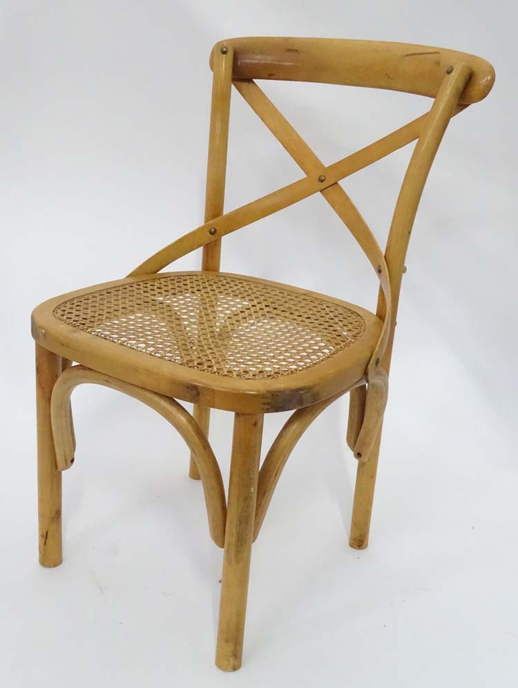 A rush seated chair CONDITION: Please Note - we do not make reference to the