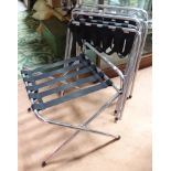 Four folding luggage racks CONDITION: Please Note - we do not make reference to the