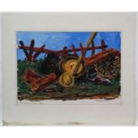 Stanley Bragg (British School, XX), Gouache, " The Country Rubbish Dump " Signed and dated 1967,