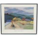 * Mary Silverwood 1933, Coloured Print, Landscape, Facsimile signed and named under.