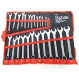 25 Piece combination spanner set in roll (6 mm to 32 mm) CONDITION: Please Note -