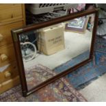 brass cornered bevelled glass mirror CONDITION: Please Note - we do not make