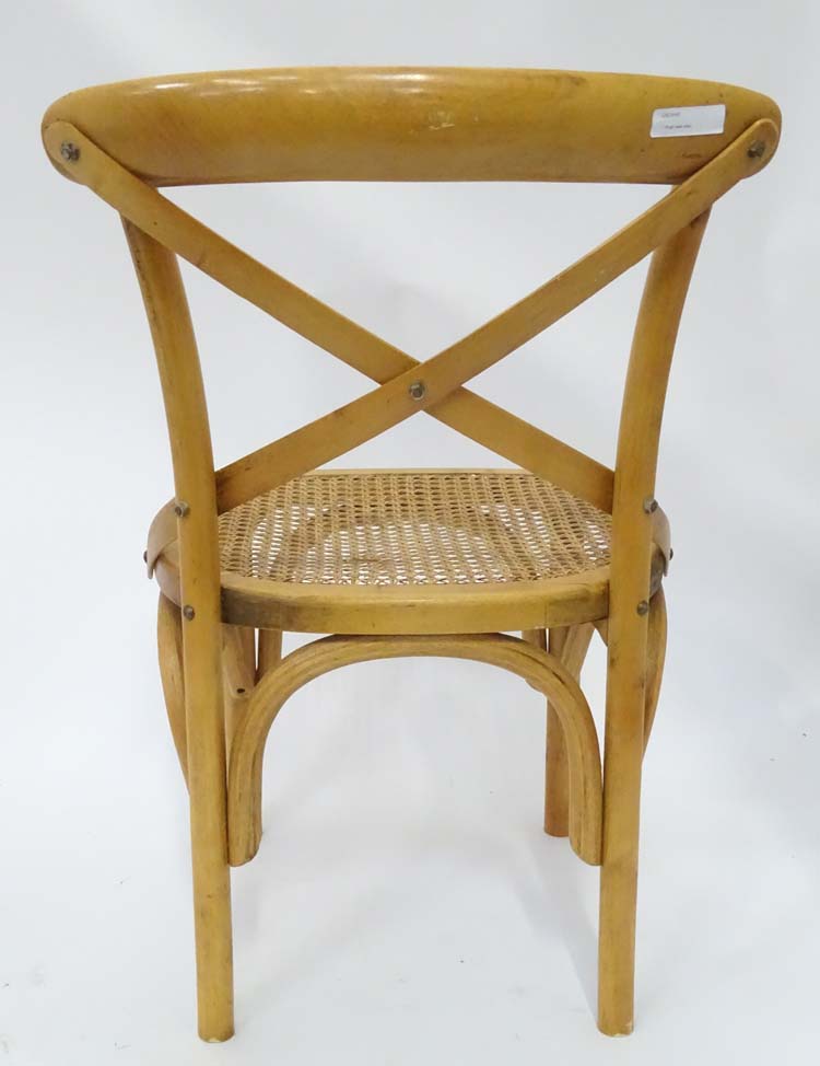 A rush seated chair CONDITION: Please Note - we do not make reference to the - Image 3 of 3