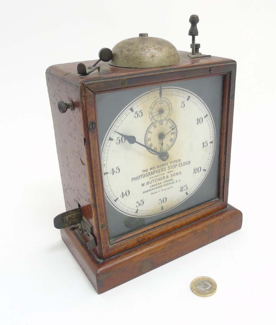 ' The Wellborne Hyper' Photographers stop clock, Patent by W Butcher & Sons Camera House,