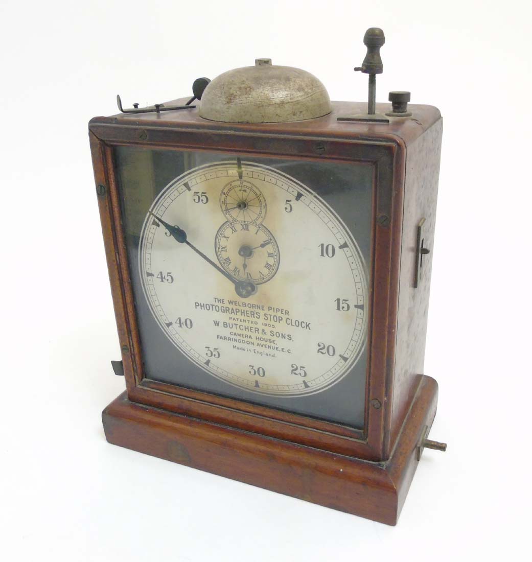 ' The Wellborne Hyper' Photographers stop clock, Patent by W Butcher & Sons Camera House, - Image 2 of 7