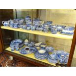 A large quantity of Copeland Spode 'Italian' blue and white transferware comprising various items