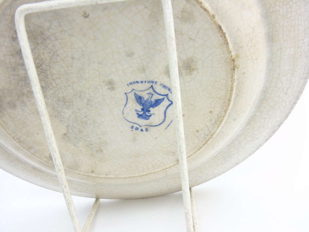 A quantity of blue and white ceramics comprising 4 Copeland Spode's Italian side plates and a 4 - Image 2 of 9