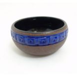 Scandinavian Studio Pottery: a Swedish bowl by Gabriel made by Eke Bjeren, Sweden,