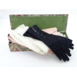 Ladies assorted evening/opera gloves,