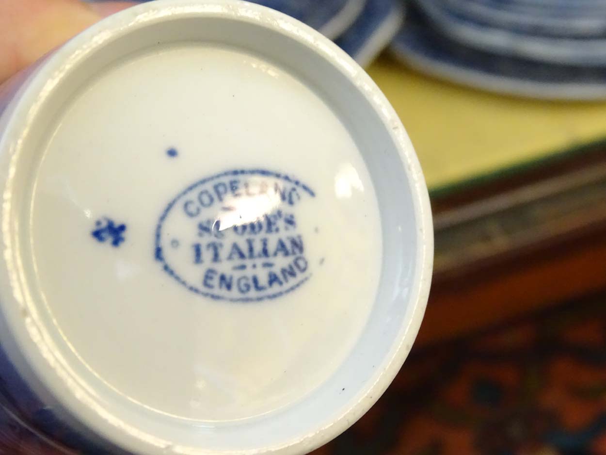 A large quantity of Copeland Spode 'Italian' blue and white transferware comprising various items - Image 13 of 19