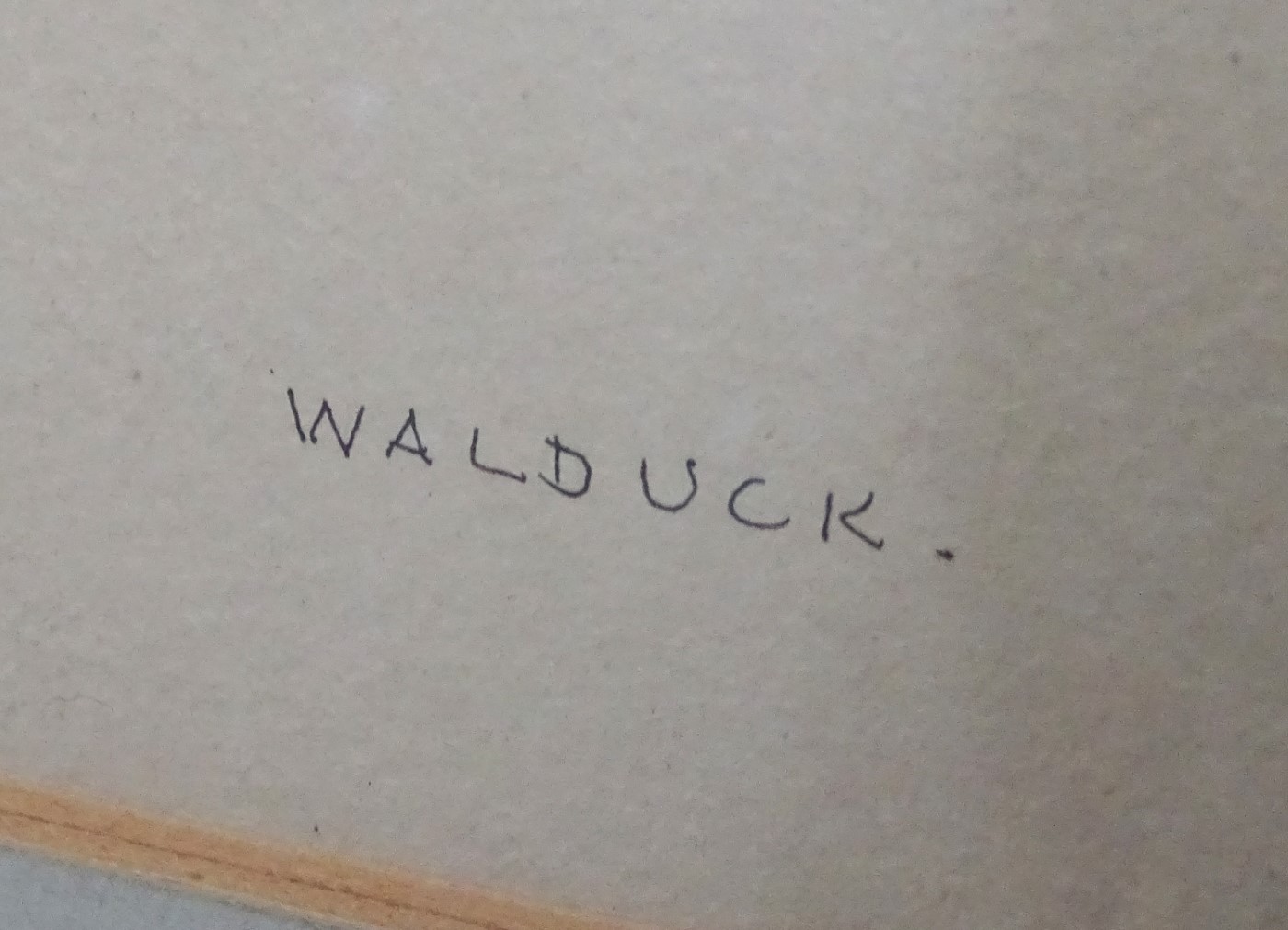 Desmund Eric Walduck (1920-1995), Black and brown ink, Portrait of nude asleep, - Image 4 of 4