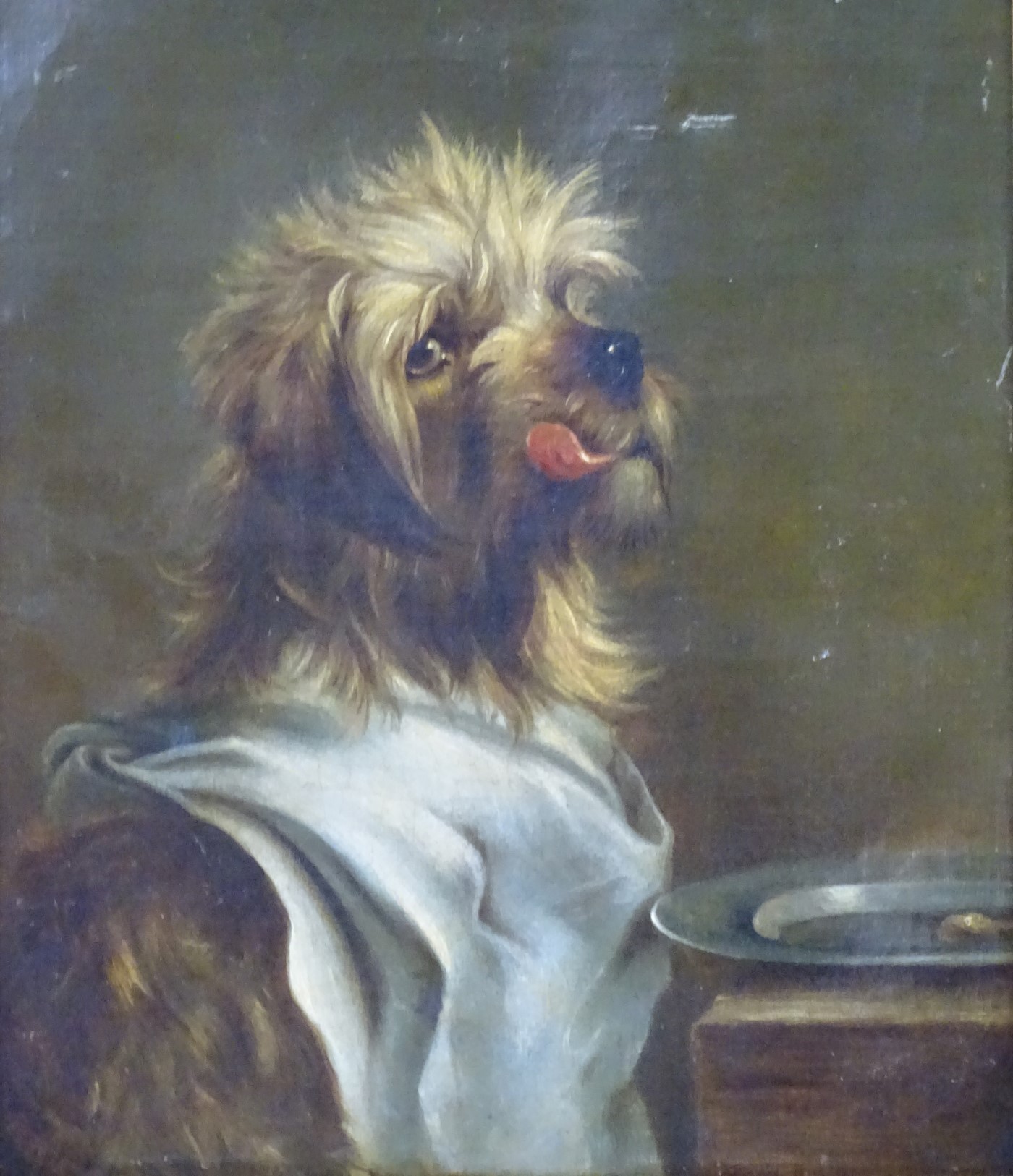 XIX English Canine School Oil on canvas , a pair A pair of Dog paintings, - Image 3 of 5