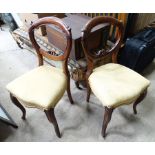 2 Victorian nursing chairs CONDITION: Please Note - we do not make reference to the