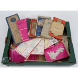 A box of assorted Ordnance Survey maps,