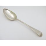 A George III silver old English pattern tablespoon hallmarked London 18010 maker Richard Crossley